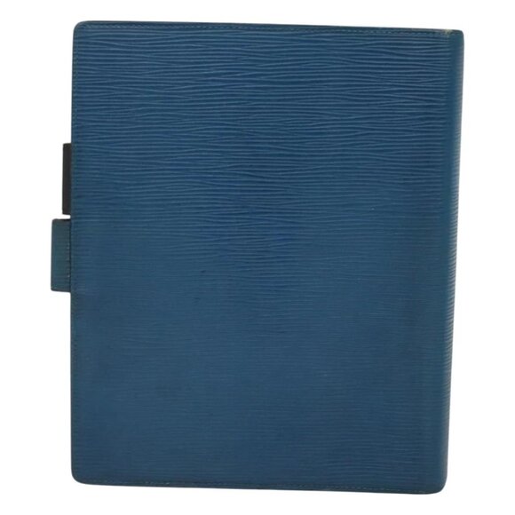 LOUIS VUITTON Epi Agenda GM Day Planner Cover Blue R20065 LV Auth - Picture 8 of 14